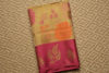 Picture of Gold and Pink Zari Tissue Banarasi Silk Saree