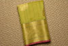 Picture of Green and Gold Banarasi Tussar Silk Handloom Saree
