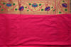 Picture of Pink and Gold Katan Paithani Banarasi Silk Saree
