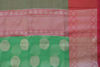 Picture of Green and Pink Organza Tissue Banarasi Silk Saree