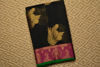 Picture of Black, Gold and Pink Banarasi Muslin Cotton Saree