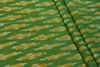 Picture of Green, Yellow and White Ikkat Cotton Blouse Fabric