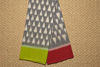 Picture of Grey Green and Red Pochampally Ikkat Cotton Saree