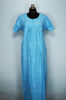 Picture of Blue Lucknow Chikankari Lizzy Bizzy Nighty