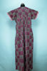 Picture of Pink and Black Full Length Printed Cotton Nighty
