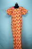 Picture of "White, Red and Yellow Full Length Floral Printed Cotton Nighty"