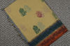 Picture of Cream Printed Mangalagiri Handloom Cotton Saree