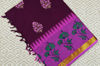 Picture of Brick Red and Pink Printed Mangalagiri Handloom Cotton Saree