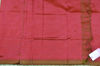 Picture of Brick Red Plain Mangalagiri Silk Saree