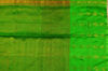 Picture of Green Tissue Uppada Silk Saree with Big leaf Butta Border