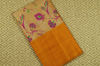 Picture of Silver and Gold Printed Uppada Tissue Cotton Saree with Big Border