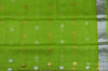 Picture of Parrot Green Pure Kota Silk Saree with Gold and Silver Butta