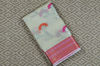 Picture of "Nude Pure Kota Silk Saree with Pink, Orange and Silver Butta"