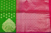 Picture of Green and Pink Mercerised Kanchi Silk Cotton Saree