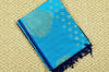 Picture of Sky Blue and Navy Blue Mercerised Kanchi Silk Cotton Saree