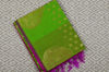 Picture of Parrot Green and Pink Mercerised Kanchi Silk Cotton Saree