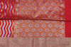 Picture of Orange Mercerised Kanchi Silk Cotton Saree