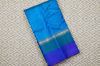 Picture of "Blue, Magenta and Green Double Border Gadwal Soft Silk Saree"