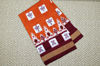 Picture of Brown and Maroon Pochampally Double Ikkat  Silk Saree