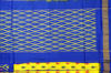 Picture of Yellow and Royal Blue Pochampally Single Ikkat  Silk Saree