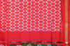 Picture of Bottle Green and Red Pochampally Single Ikkat  Silk Saree