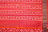 Picture of Orange and Pink Pochampally Double Ikkat Patola Silk Saree