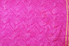 Picture of Pink Batik Print Chanderi Silk Saree with Small Zari Border