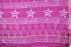 Picture of Pink Batik Print Chanderi Silk Saree with Small Zari Border