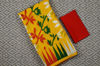 Picture of Yellow and Orange Jamdani Soft Handloom Cotton Saree