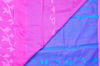 Picture of Blue and Pink Half and Half Jamdani Soft Handloom Cotton Saree