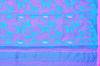 Picture of Blue and Pink Half and Half Jamdani Soft Handloom Cotton Saree