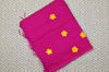 Picture of Magenta and Yellow Embroidied Noyal Handloom Silk Cotton Saree