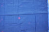 Picture of Navy Blue and Pink Embroidied Noyal Handloom Silk Cotton Saree