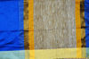 Picture of Blue and Mustard Yellow Handloom Silk Cotton Saree