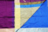 Picture of Magenta and Peacock Blue Handloom Silk Cotton Saree