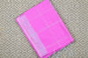 Picture of Baby Pink Silver Checks Handloom Silk Cotton Saree