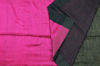 Picture of Magenta and Black Half and Half Handloom silk Cotton saree