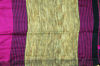 Picture of Magenta and Black Half and Half Handloom silk Cotton saree