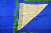 Picture of Royal Blue and Green Half and Half Handloom silk Cotton saree