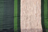 Picture of Bottle Green and Parrot Green Half and Half Handloom silk Cotton saree