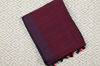 Picture of Maroon and Black Half and Half Handloom silk Cotton saree
