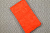 Picture of Orange Self Embroidery Soft Handloom Silk Cotton Saree