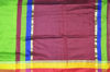 Picture of Olive Green and Maroon Handloom Silk Saree