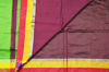 Picture of Olive Green and Maroon Handloom Silk Saree