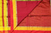 Picture of Mustard Yellow and Red Handloom Silk Saree