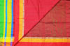 Picture of Green and Red Handloom Silk Saree