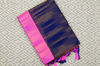 Picture of  Navy Blue and Pink Jhorna Soft Handloom Cotton Saree