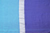 Picture of Sky Blue and Dark Blue Madhyamani Pure Cotton saree