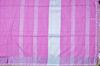 Picture of Pink with Silver Border Pure Linen Cotton saree