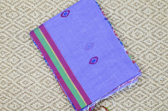 Picture of Lavender Printed Cotton saree